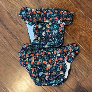 Set of 2 Smart Bottoms All-in-One Cloth Diapers